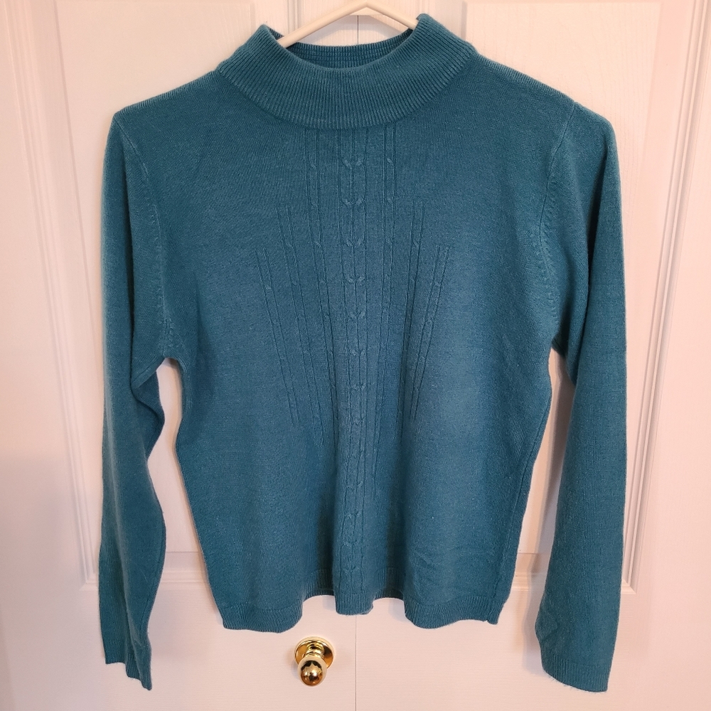 🌟EUC Carroll Reid Mock Neck Sweater Size Small Petite